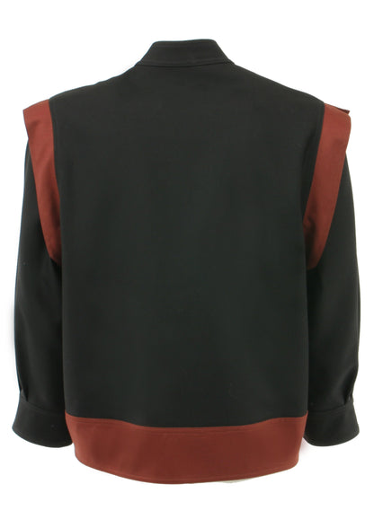 Albert Jacket Black &amp; Terracotta